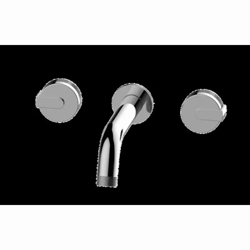 MOD+ Three-Hole Wall-Mounted Tub Filler with 7-3/16" spout