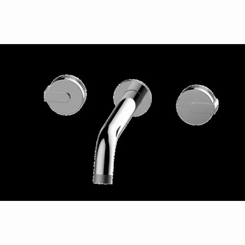MOD+ Three-Hole Wall-Mounted Tub Filler with 9-3/16" spout