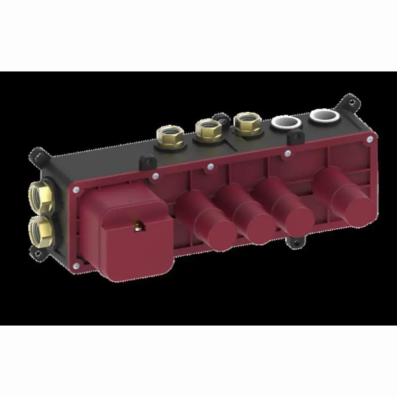 Thermostatic 3-Button Broad Knob Rough Valve