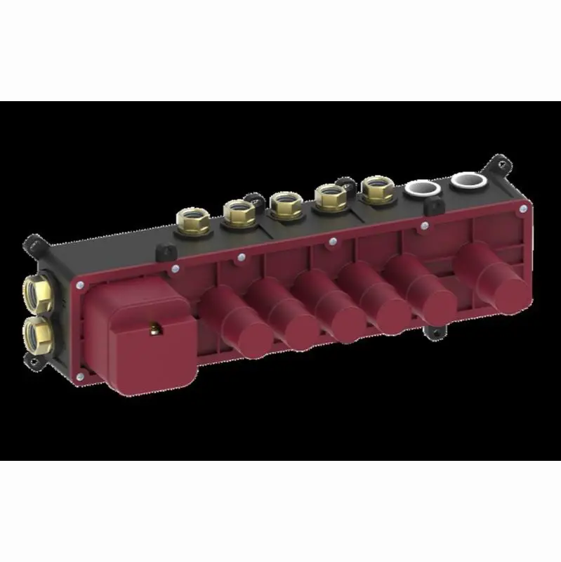 Thermostatic 5-Button Broad Knob Rough Valve