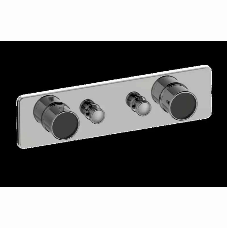Traditional 2-Button Split Knob Horizontal Trim