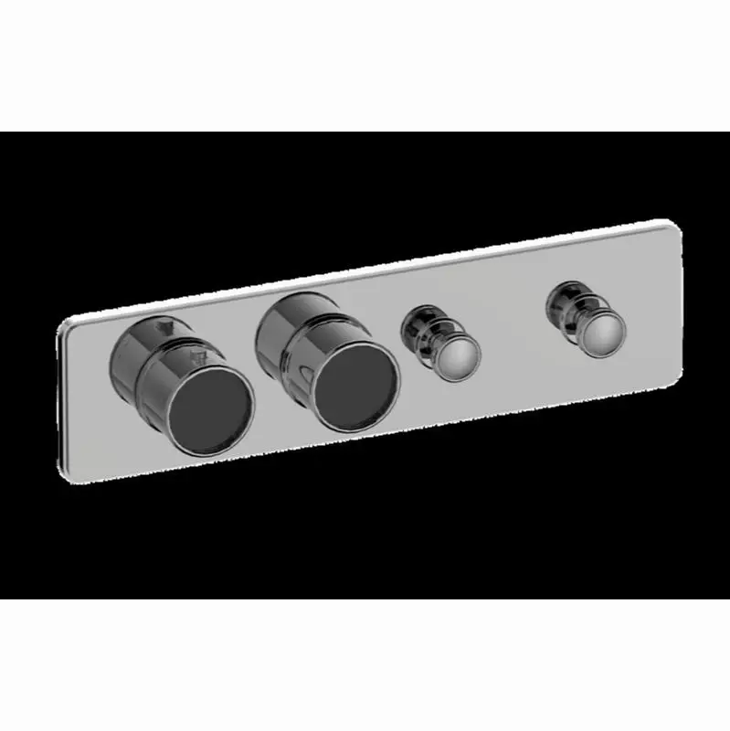 Traditional 2-Button Paired Knob Horizontal Trim