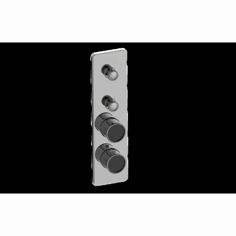 Traditional 2-Button Paired Knob Vertical Trim