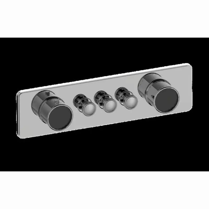 Traditional 3-Button Split Knob Horizontal Trim