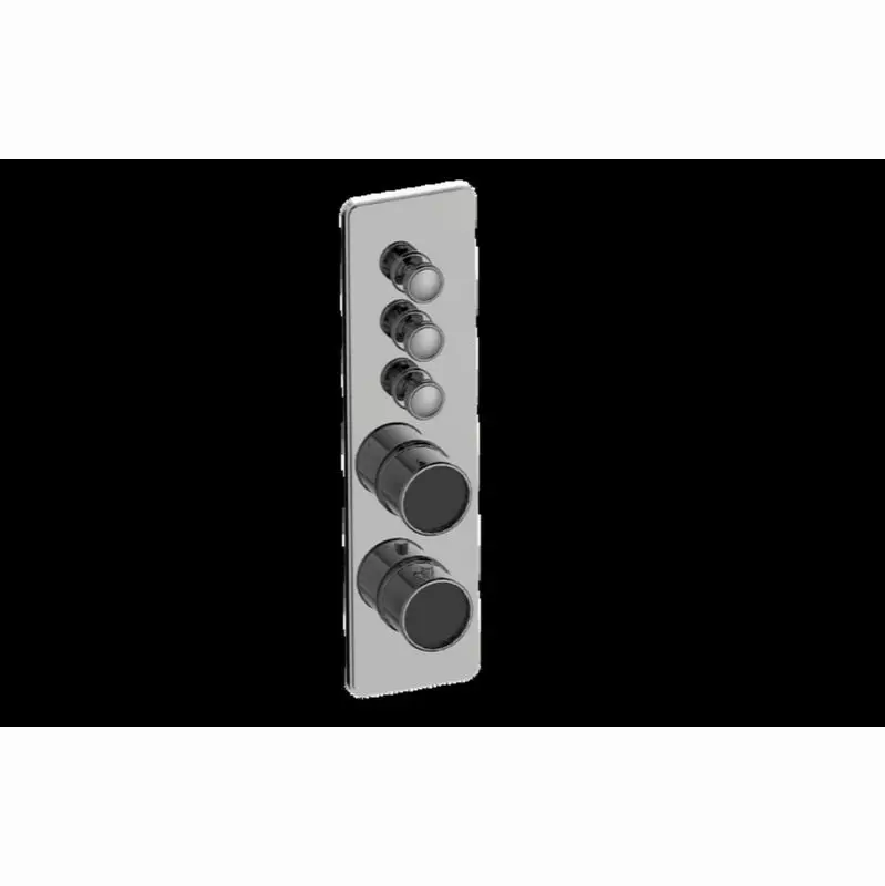 Traditional 3-Button Paired Knob Vertical Trim