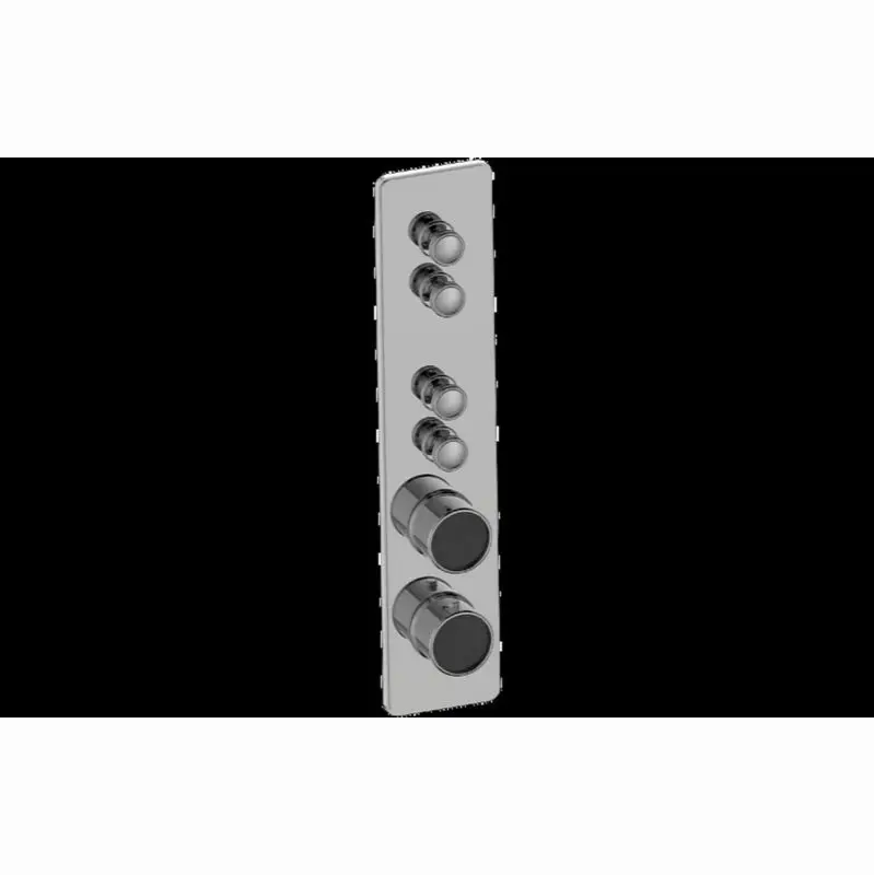 Traditional 4-Button Paired Knob Vertical Trim