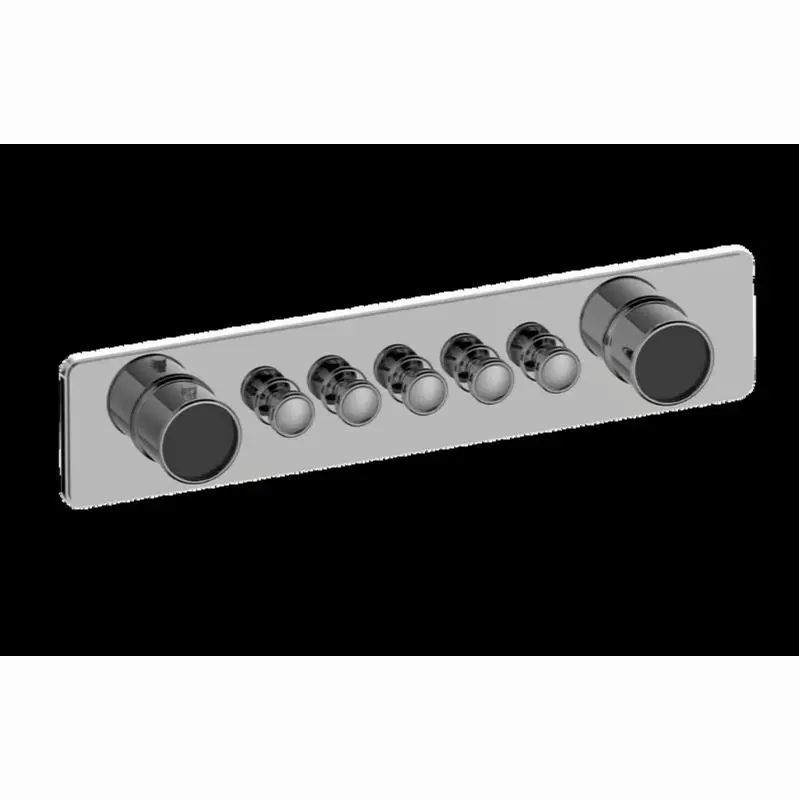 Traditional 5-Button Split Knob Horizontal Trim