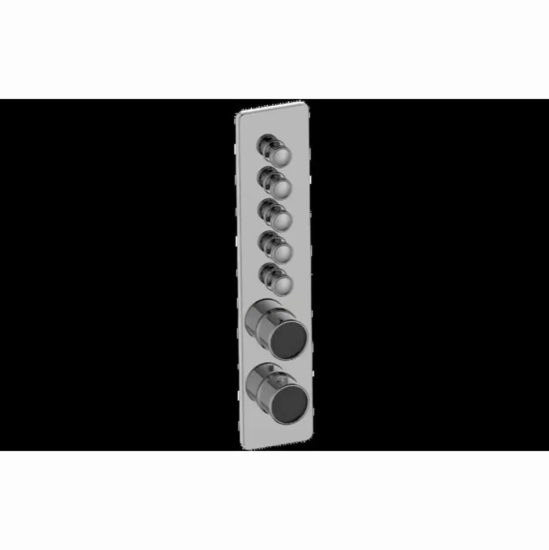 Traditional 5-Button Paired Knob Vertical Trim