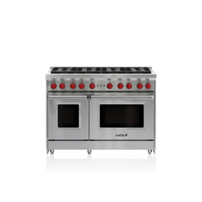 48" Gas Range, 8 Burner, Lp