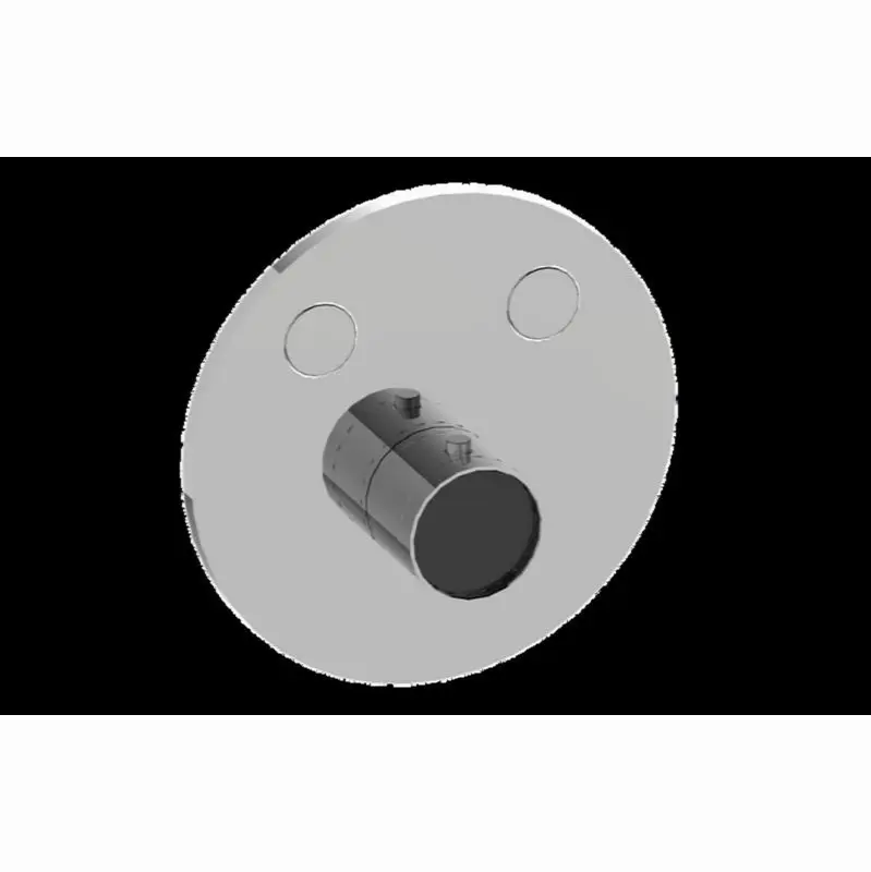 Contemporary 2-Button Round Trim