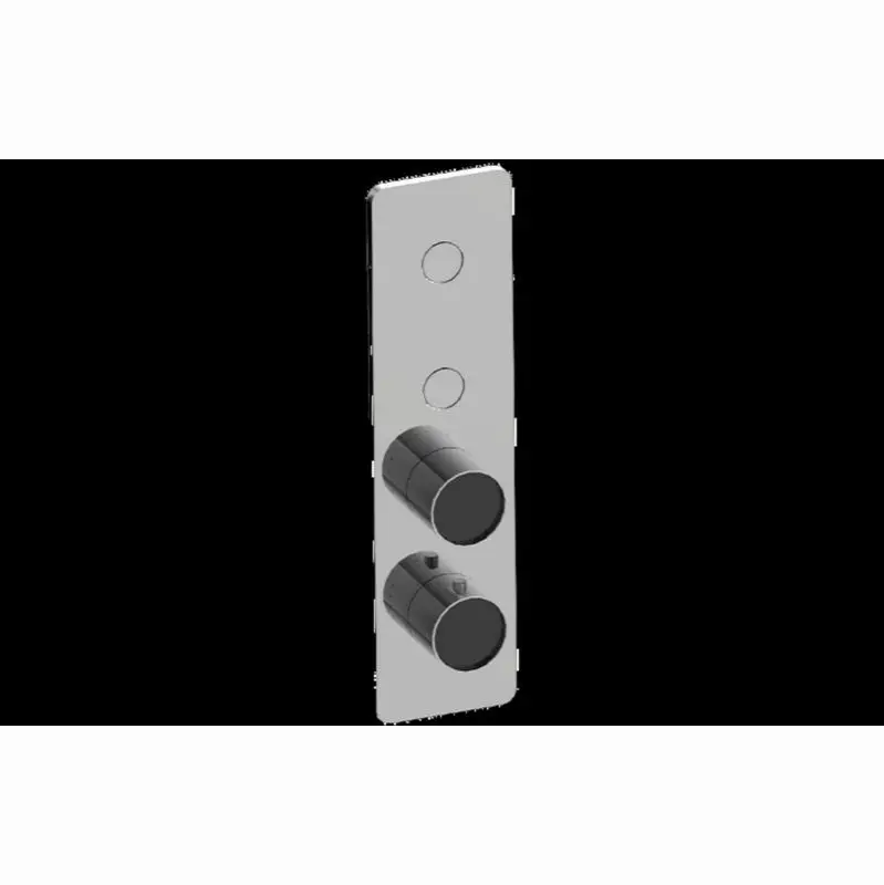 Contemporary 2-Button Paired Knob Vertical Trim