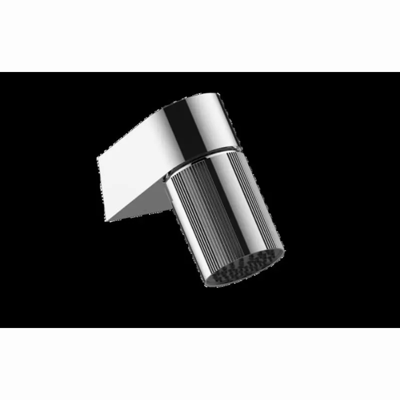 Wall-Mount Contemporary Fluted Knurl Showerhead