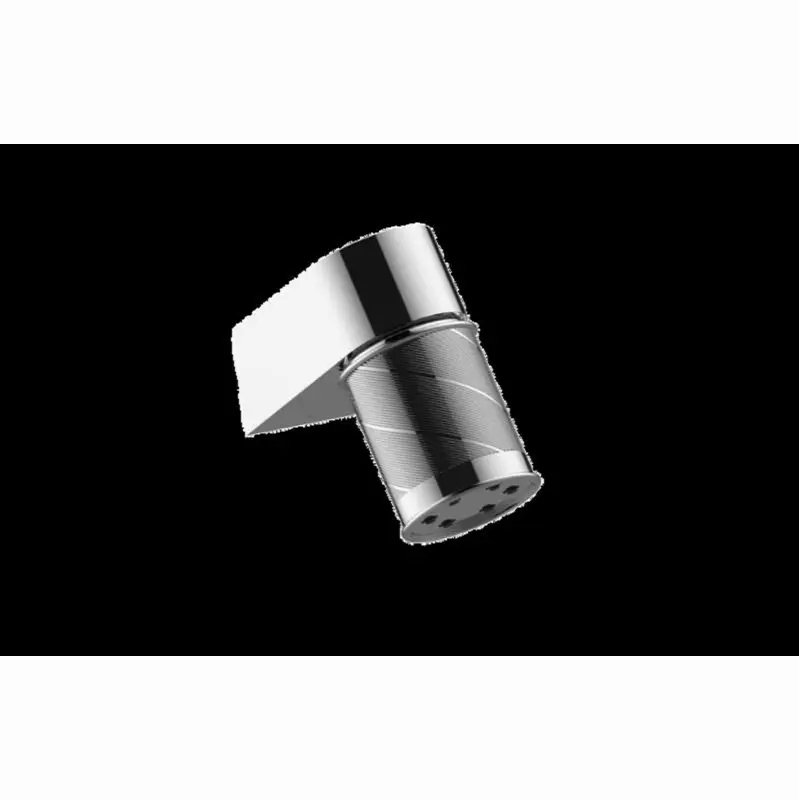 Wall-Mount Traditional Oblique Knurl 6-Jet Showerhead