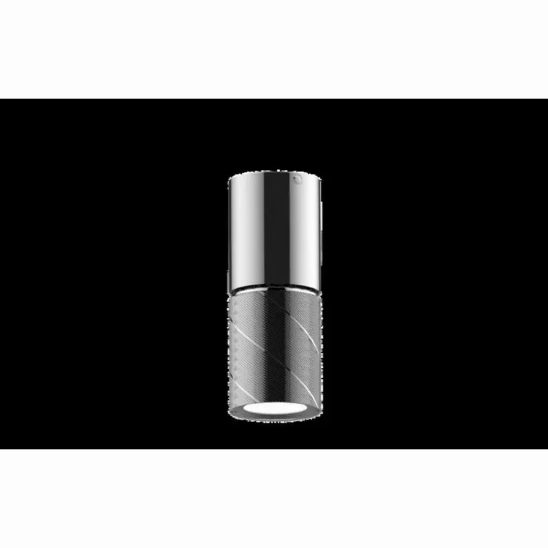 Ceiling-Mount Contemporary Oblique Knurl LED Fixture-REMOTE