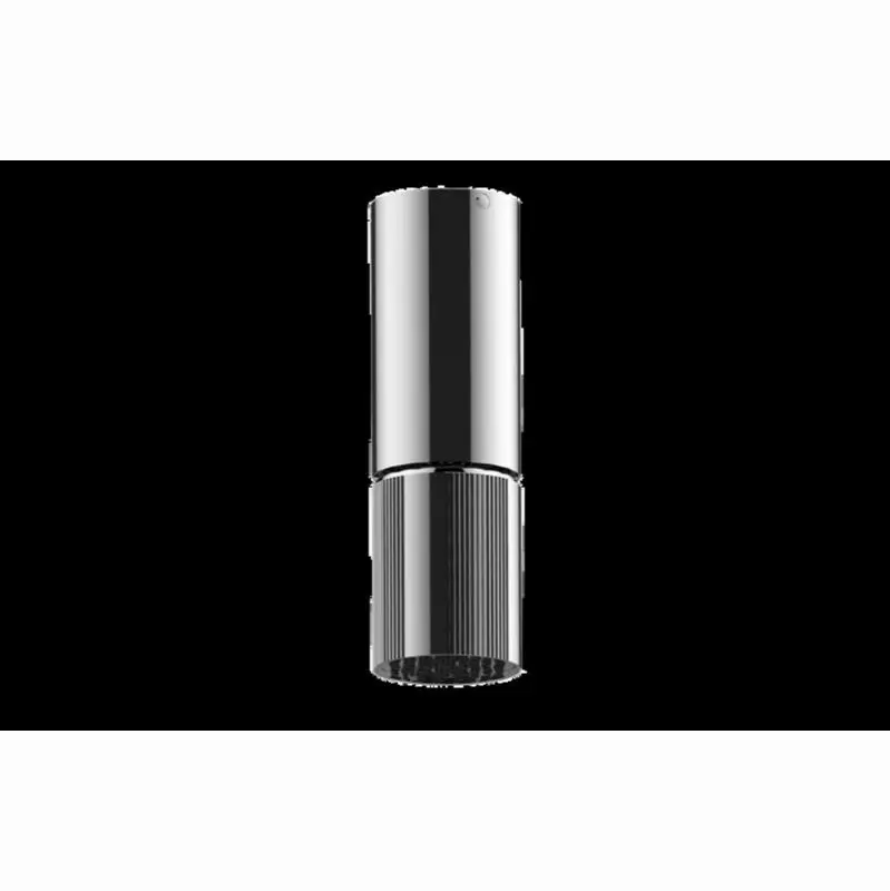 Ceiling-Mount Contemporary Fluted Knurl Showerhead