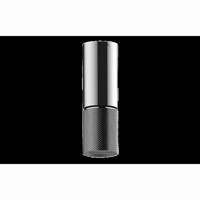 Ceiling-Mount Contemporary Diamond Knurl Cascade Showerhead