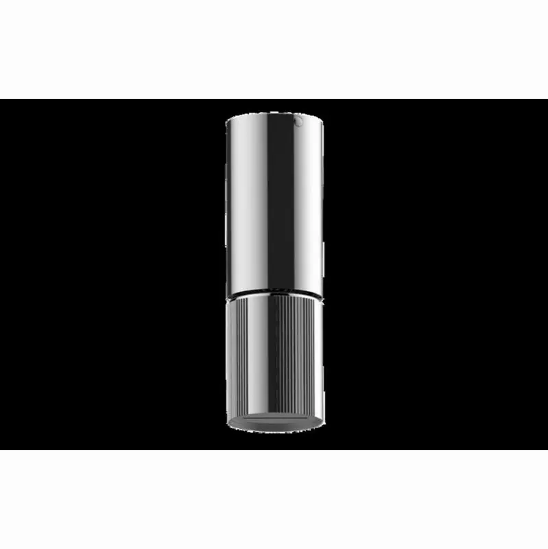 Ceiling-Mount Contemporary Fluted Knurl Cascade Showerhead