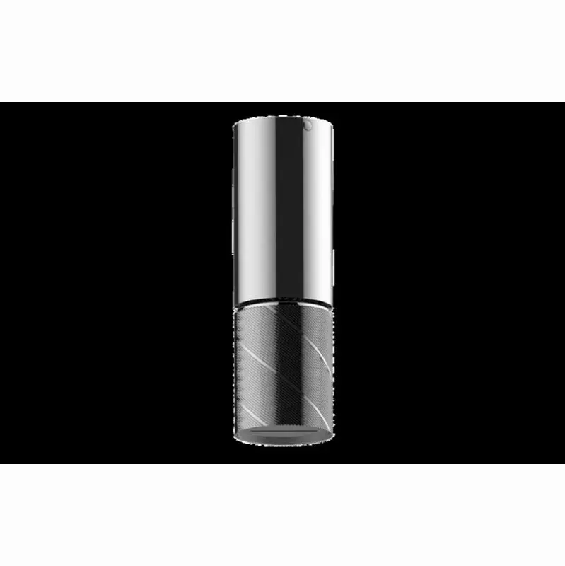 Ceiling-Mount Contemporary Oblique Knurl Cascade Showerhead