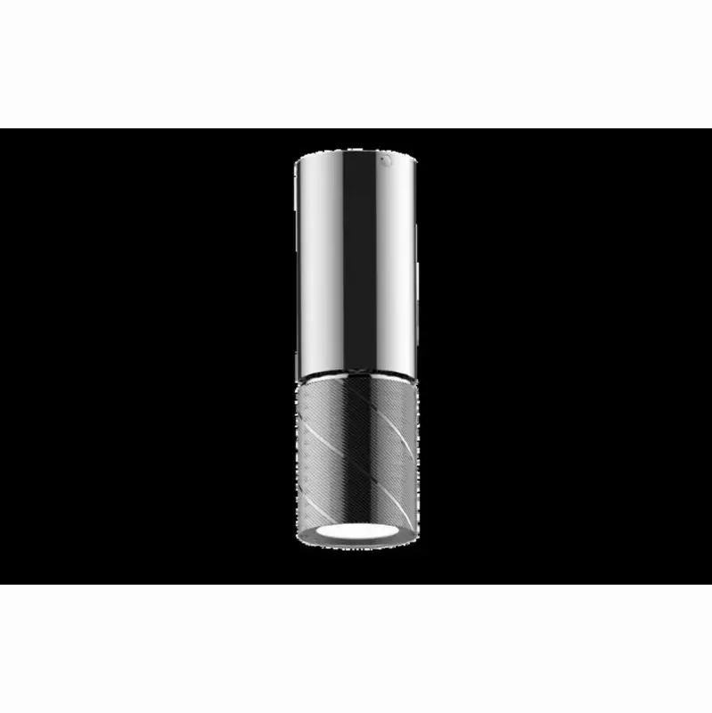 Ceiling-Mount Contemporary Oblique Knurl LED Fixture-REMOTE