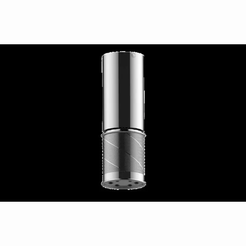 Ceiling-Mount Traditional Oblique Knurl 6-Jet Showerhead