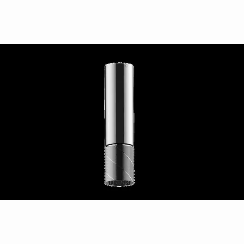Ceiling-Mount Contemporary Oblique Knurl Showerhead