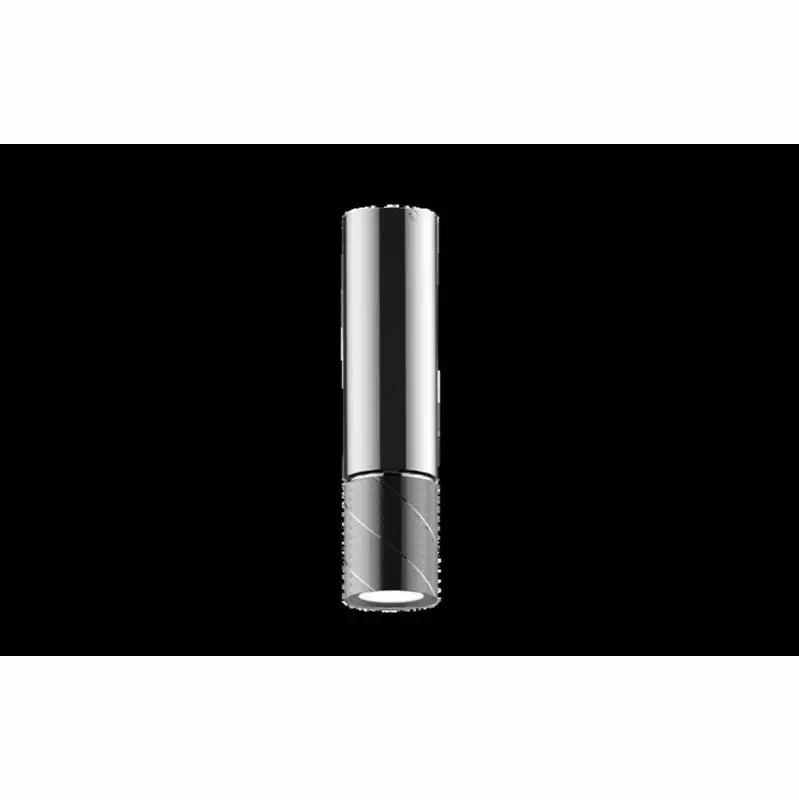 Ceiling-Mount Contemporary Oblique Knurl LED Fixture