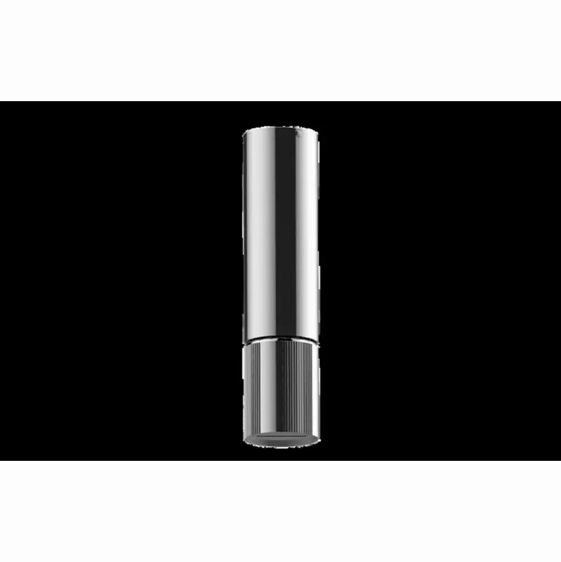 Ceiling-Mount Contemporary Fluted Knurl Cascade Showerhead