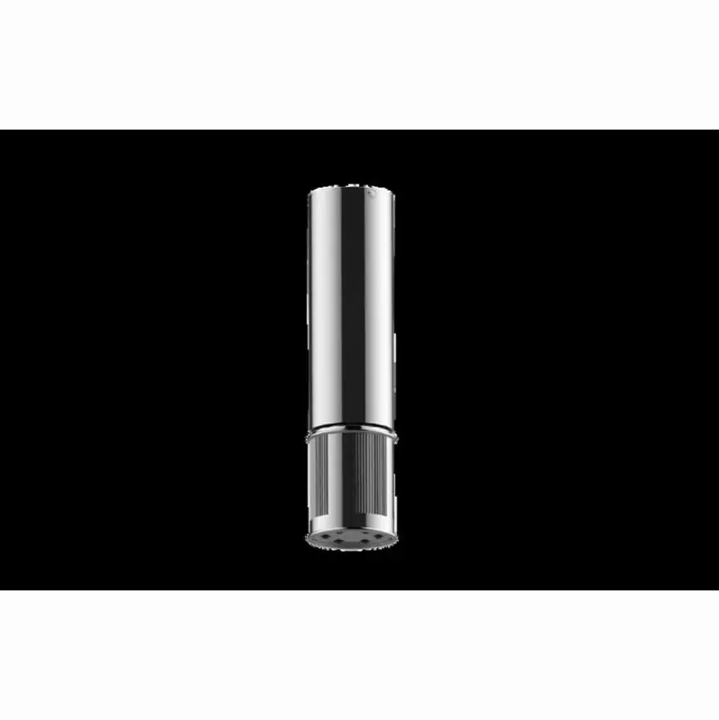 Ceiling-Mount Traditional Fluted Knurl 6-Jet Showerhead
