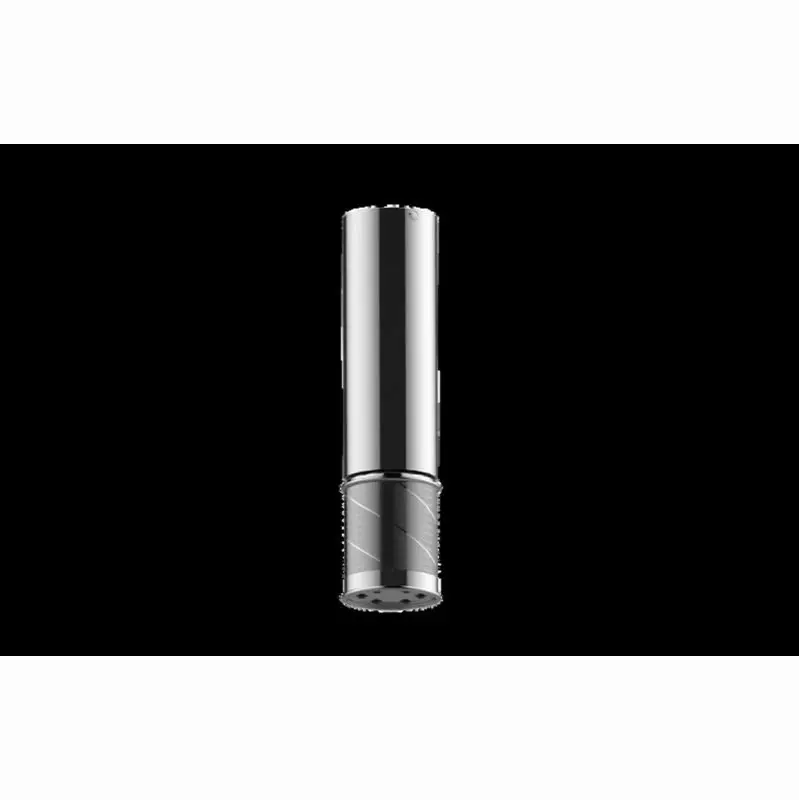 Ceiling-Mount Traditional Oblique Knurl 6-Jet Showerhead
