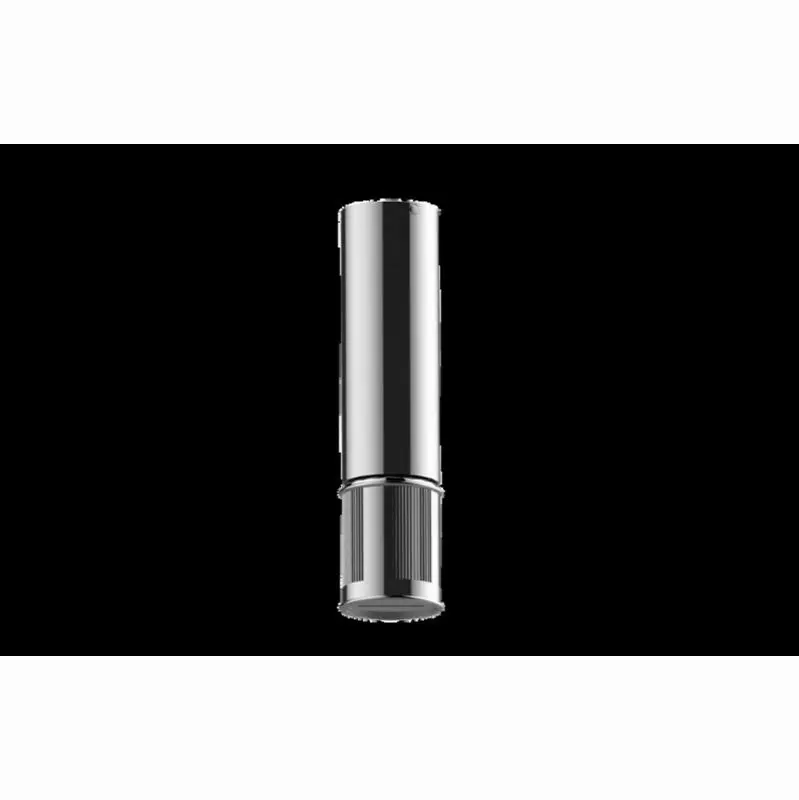 Ceiling-Mount Traditional Fluted Knurl Cascade Showerhead
