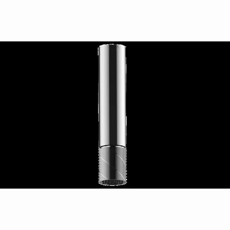 Ceiling-Mount Contemporary Oblique Knurl Showerhead