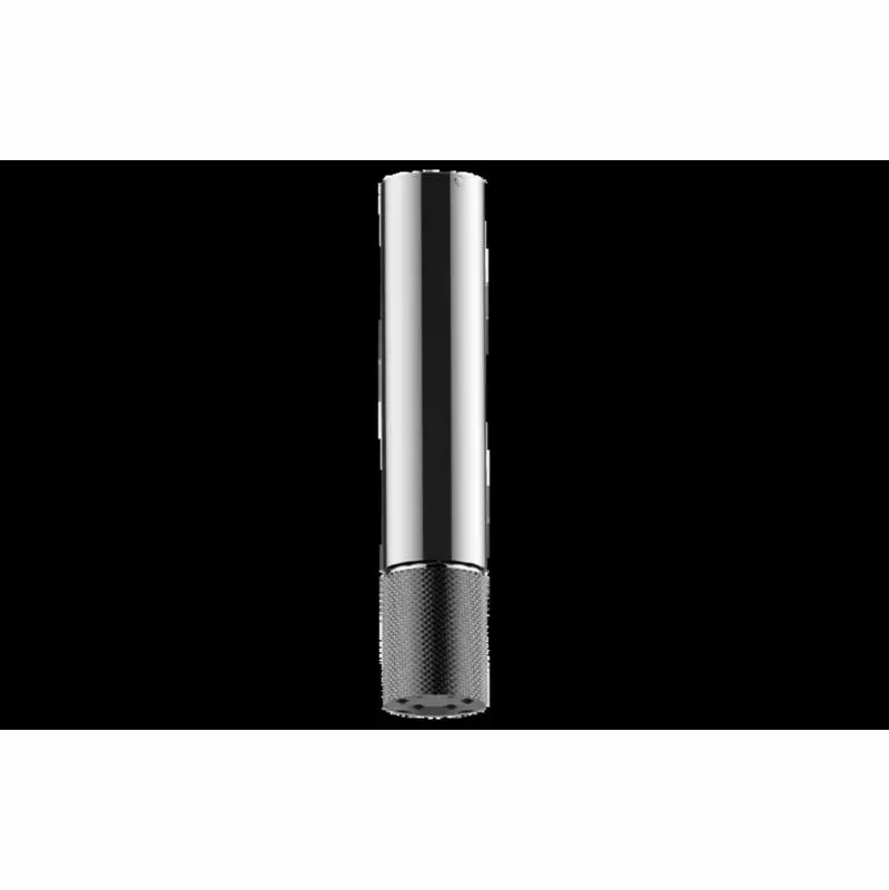 Ceiling-Mount Contemporary Diamond Knurl 6-Jet Showerhead
