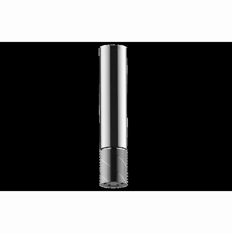 Ceiling-Mount Contemporary Oblique Knurl 6-Jet Showerhead