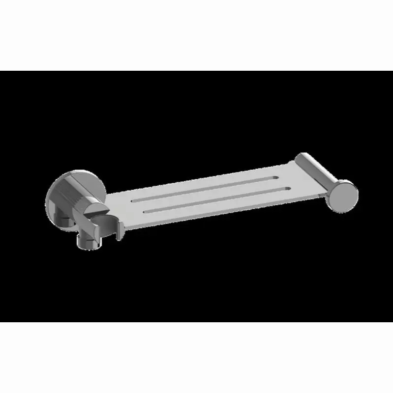 Contemporary Integrated Elbow, Bracket, Shelf, and Hook Fluted Knurled