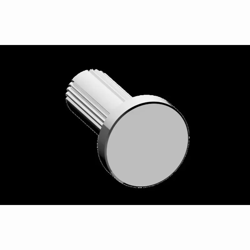 Contemporary Towel hook Fluted Knurled