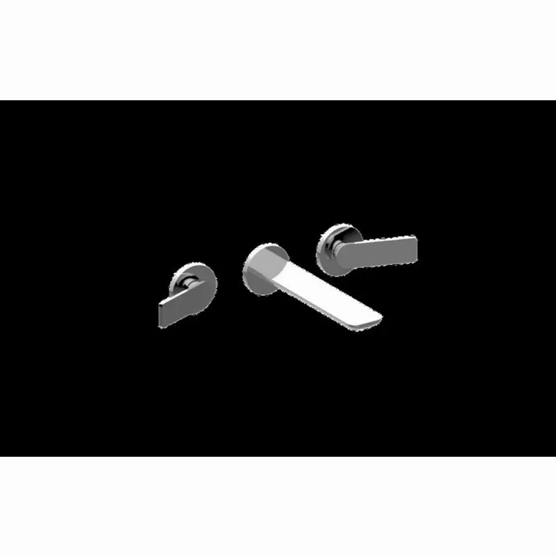 Sento Three-Hole Wall-Mounted Tub Filler with 7" spout