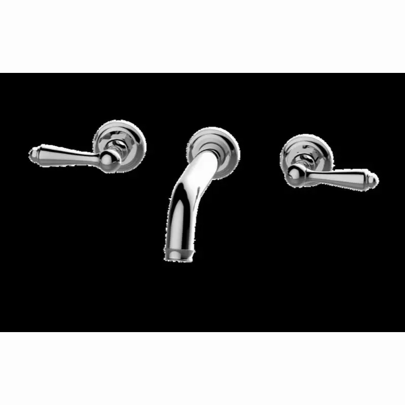 Camdem Three-Hole Wall-Mounted Tub Filler with 7-3/8" spout