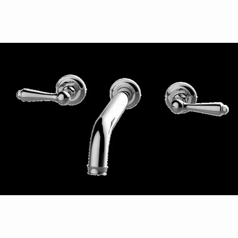 Camdem Three-Hole Wall-Mounted Tub Filler with 9-3/8" spout
