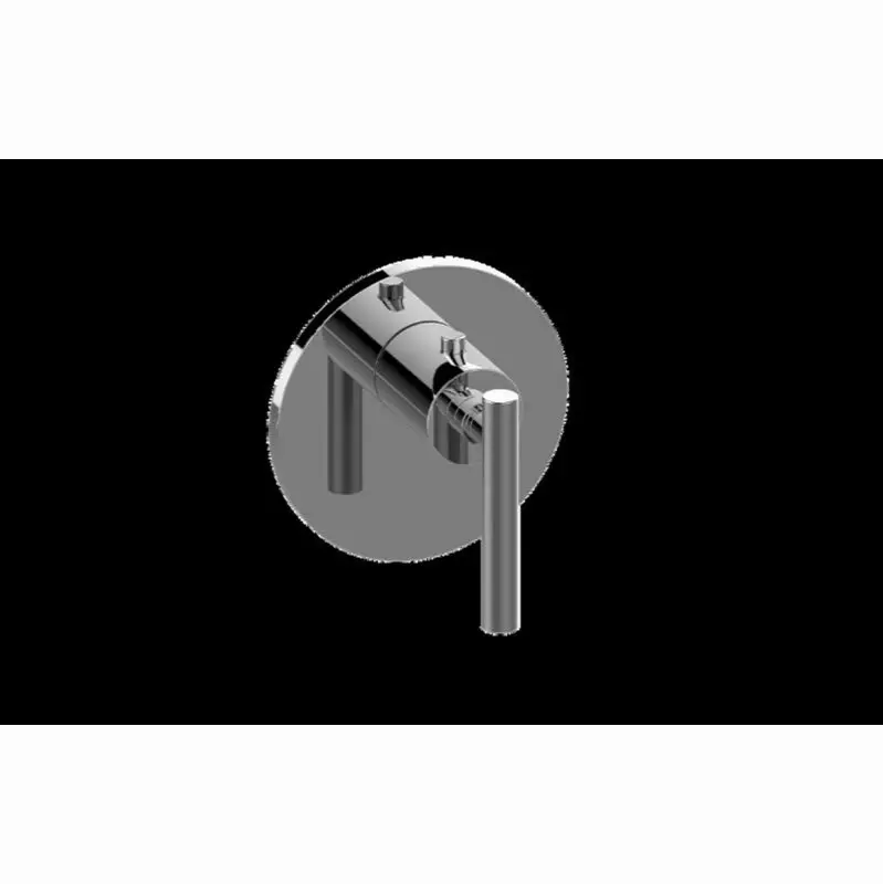 M.E./Terra Round M-Series Thermostatic Valve Trim Plate with Handle