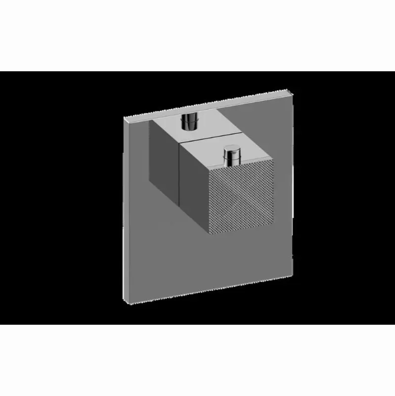 Incanto Square M-Series Thermostatic Valve Trim Plate with Handle