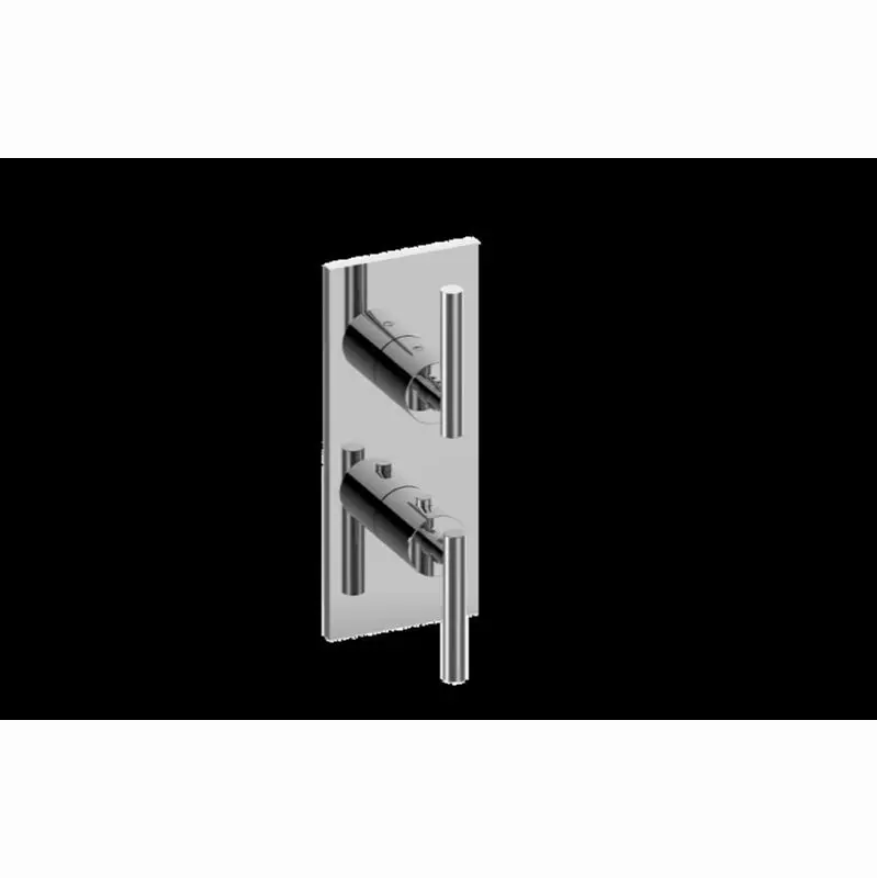 M.E./Terra Square M-Series Valve Trim with Two Handles