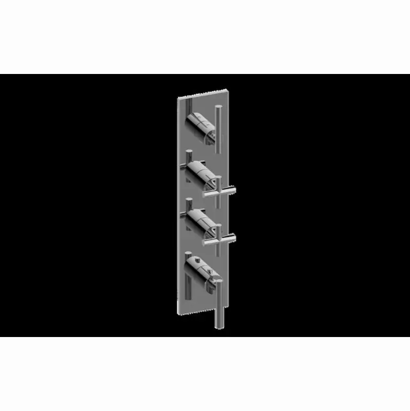 M.E./Terra Square M-Series Valve Trim with Four Handles