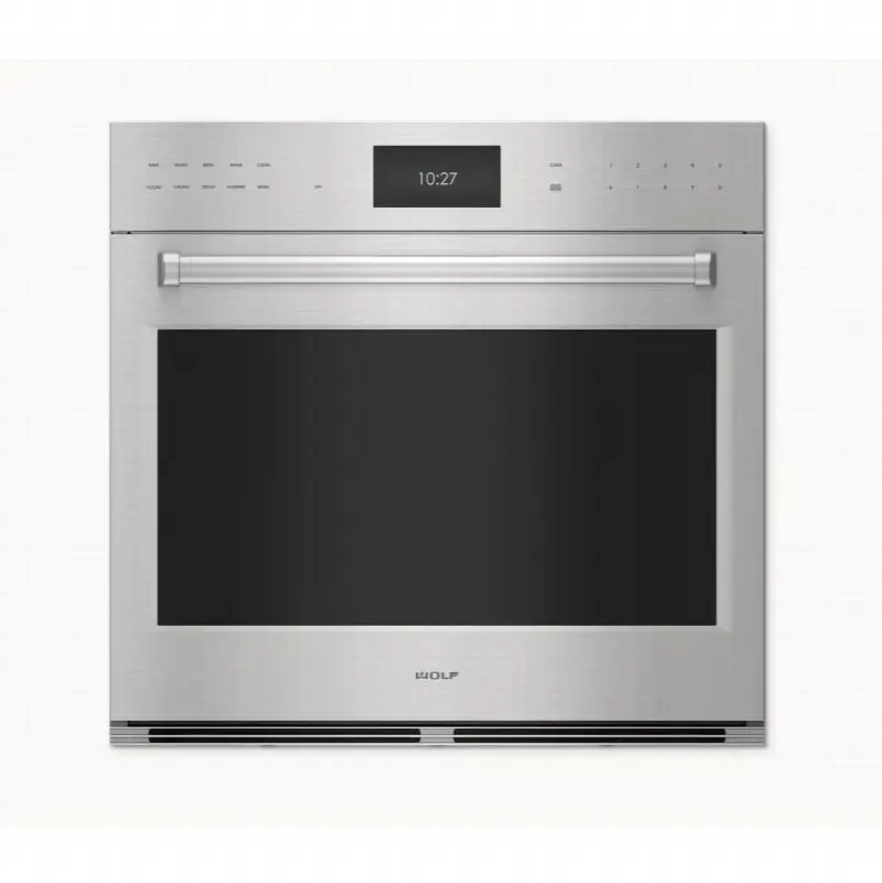 30" Single Walloven, E-Series, Professional Trim, Stainless Steel, Pro Handle