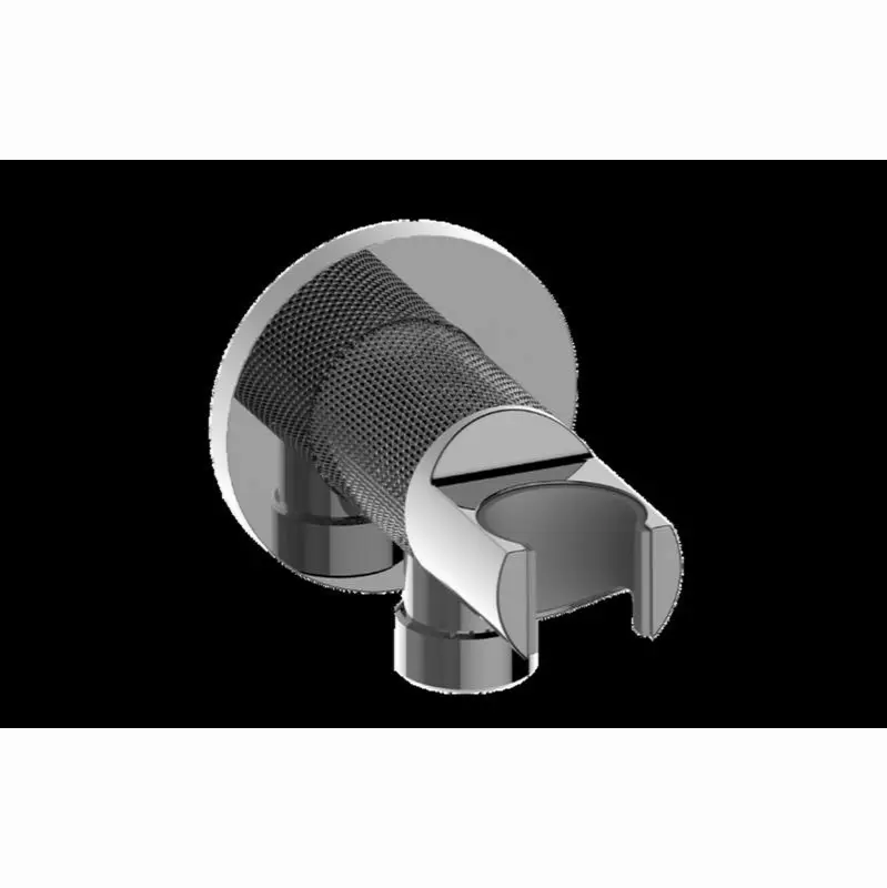 Contemporary Wall Bracket and Integrated Wall Supply Elbow Diamond Knurled