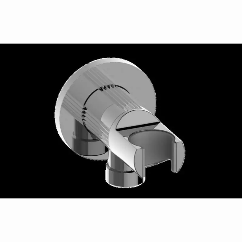 Contemporary Wall Bracket and Integrated Wall Supply Elbow Fluted Knurled