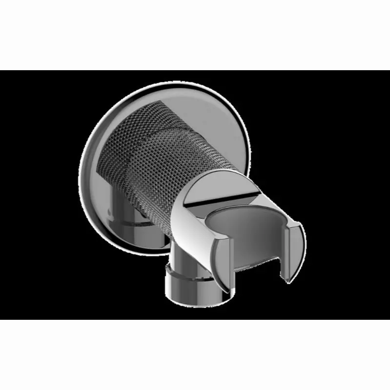 Traditional Wall Bracket and Integrated Wall Supply Elbow Diamond Knurled