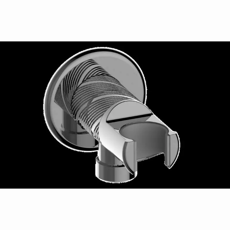Traditional Wall Bracket and Integrated Wall Supply Elbow Oblique Knurled