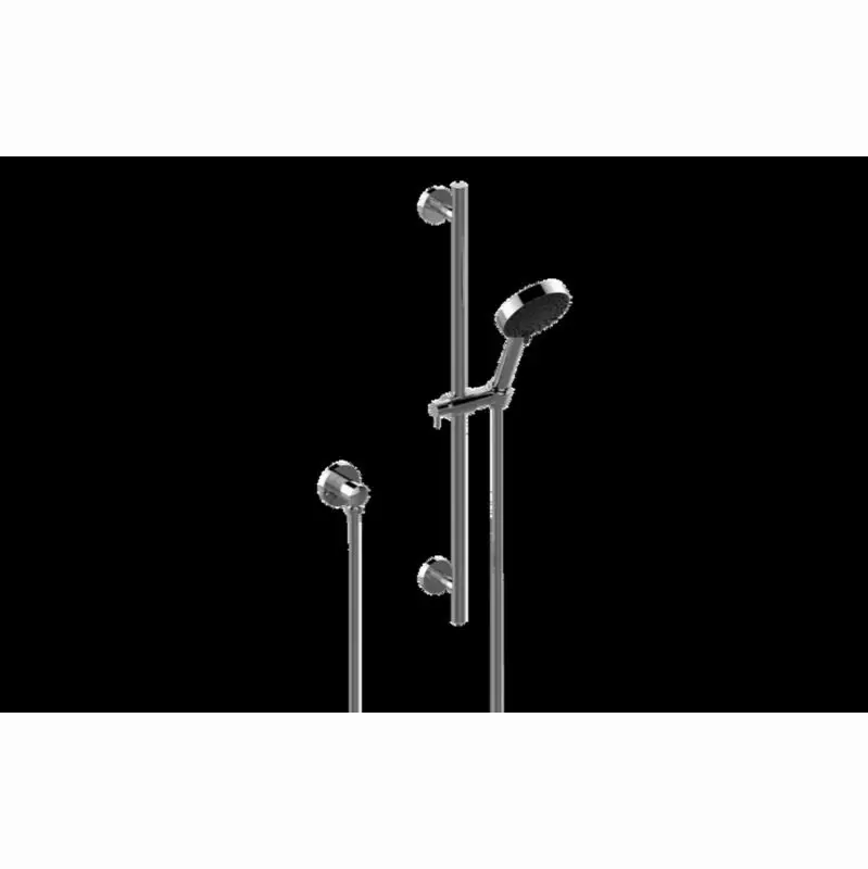 Harley Contemporary Handshower with Harley Wall-Mounted Slide Bar