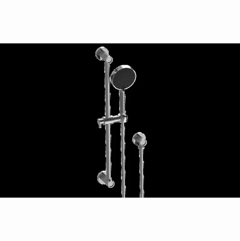 Contemporary Handshower with Slide Bar Set Oblique Knurled