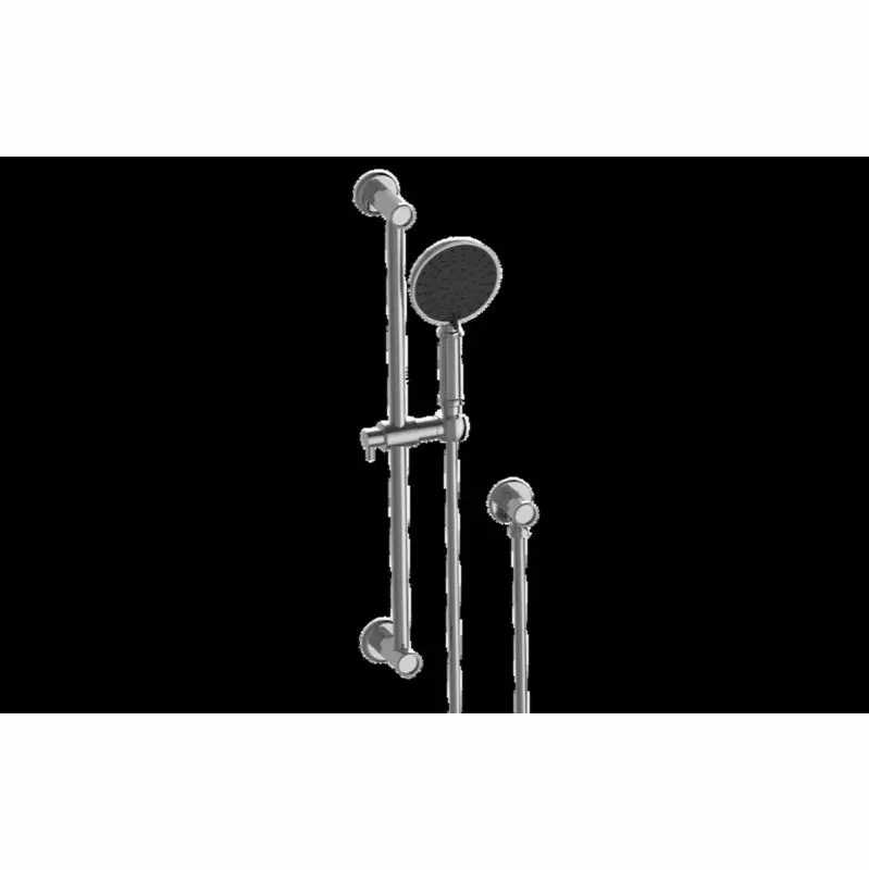 Traditional Handshower with Slide Bar Set Fluted Knurled